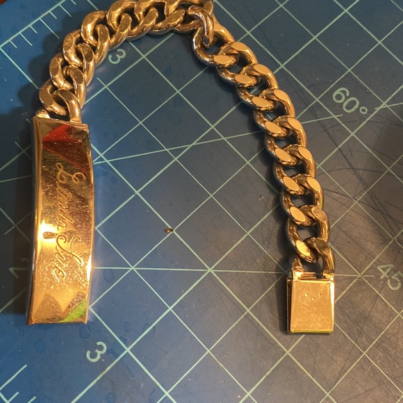 Sterling silver name plate bracelet - Picture 8 of 13